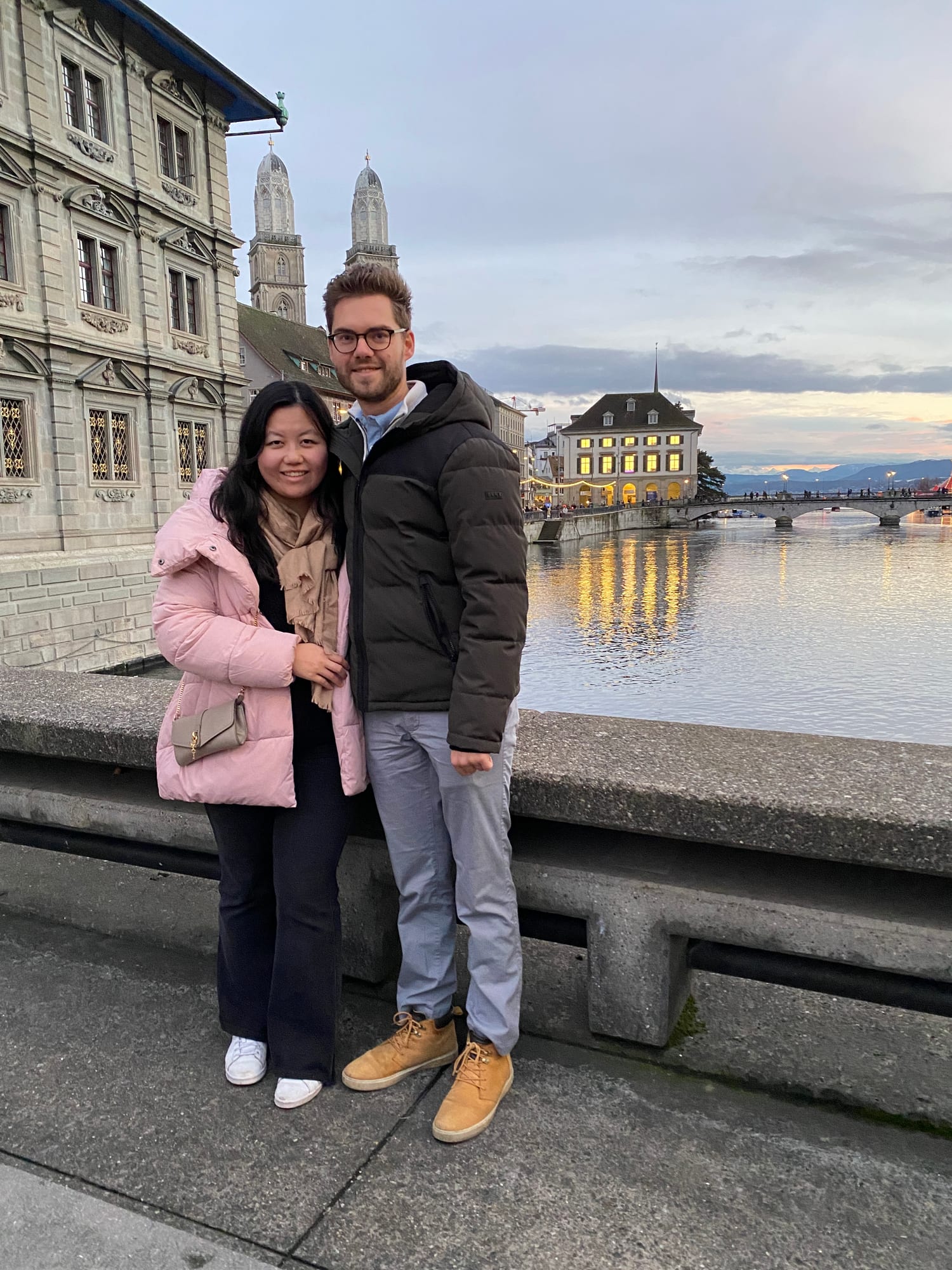 Tiffany and Sandro in Zurich, Switzerland
