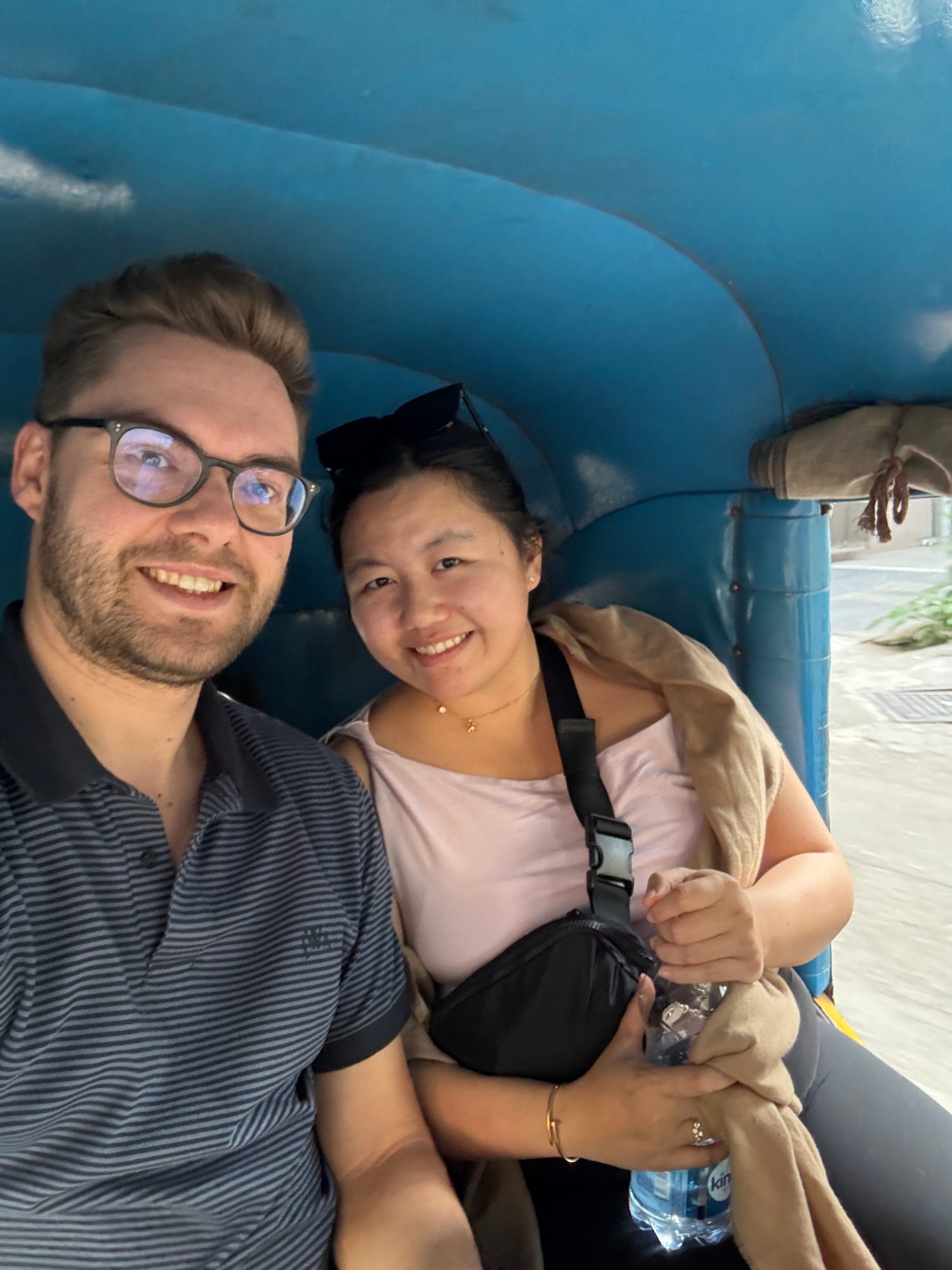 Tiffany and Sandro in Mumbai, India