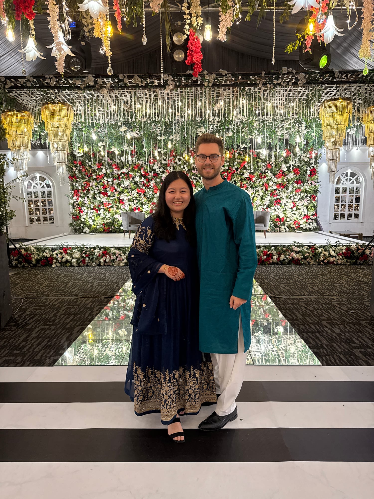 Tiffany and Sandro in Karachi, Pakistan