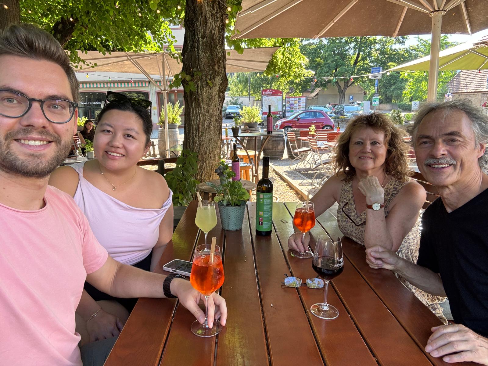 Tiffany and Sandro in Staufen, Germany