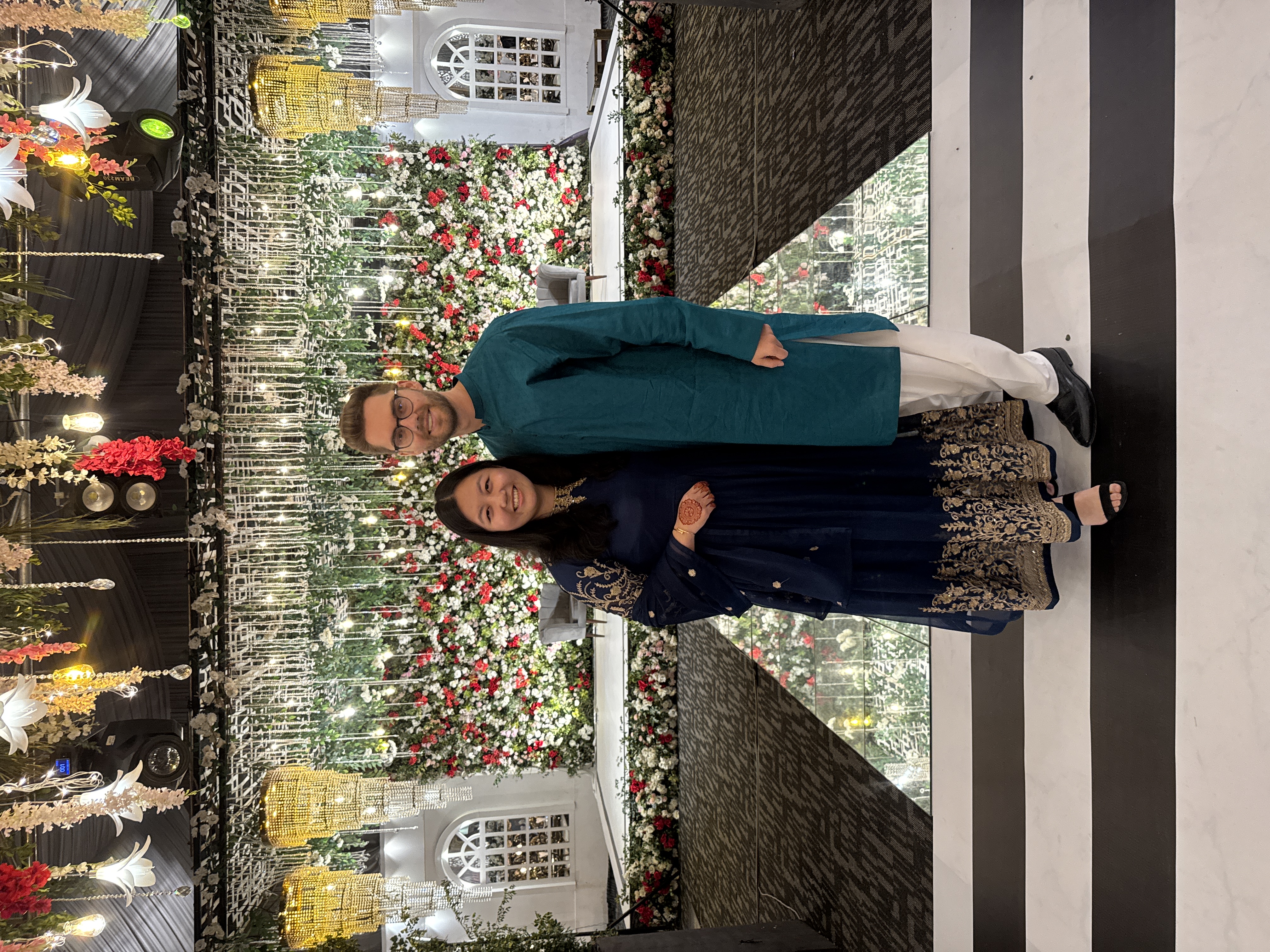Tiffany and Sandro in Karachi, Pakistan