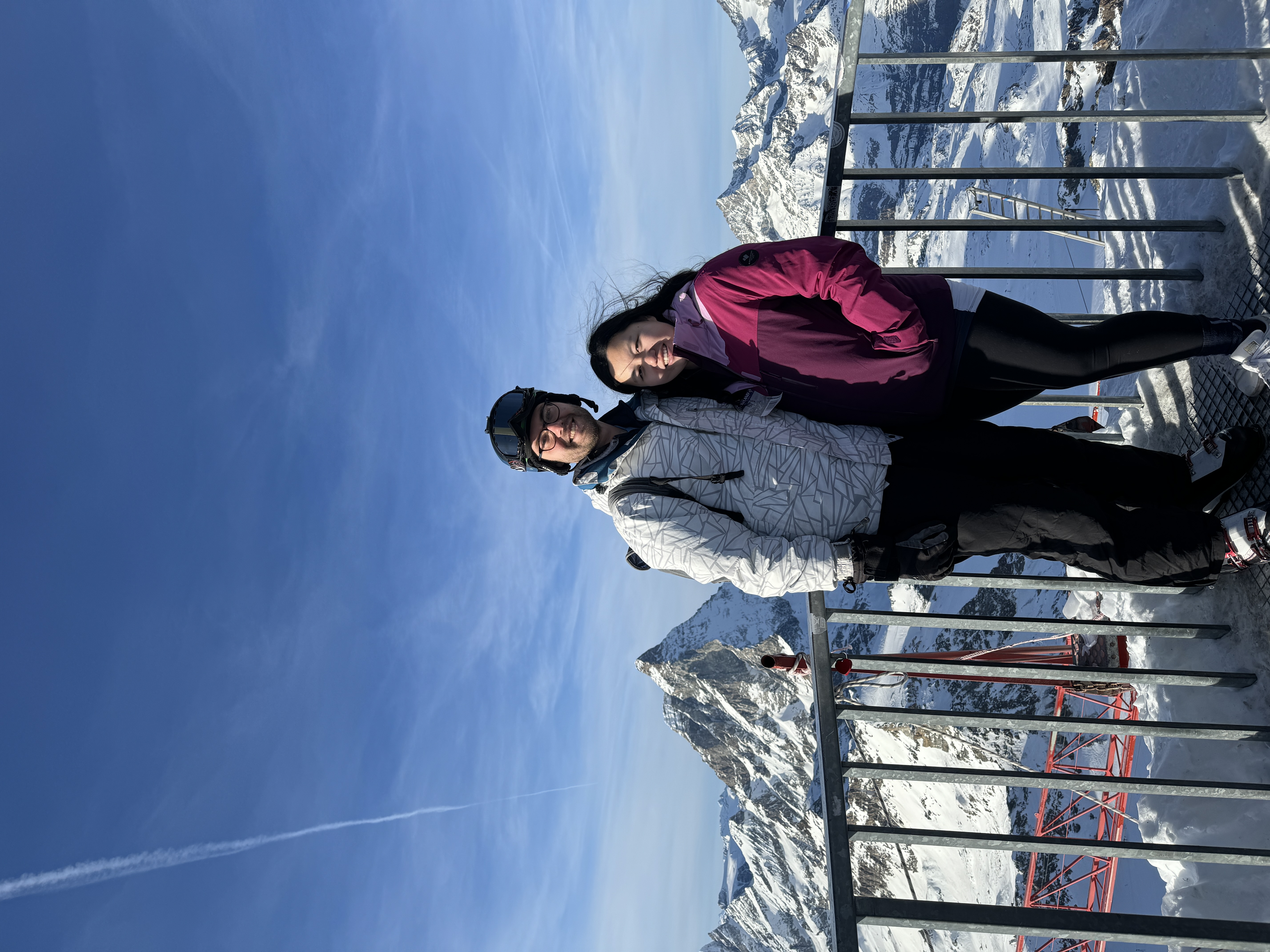 Tiffany and Sandro in Zermatt, Switzerland