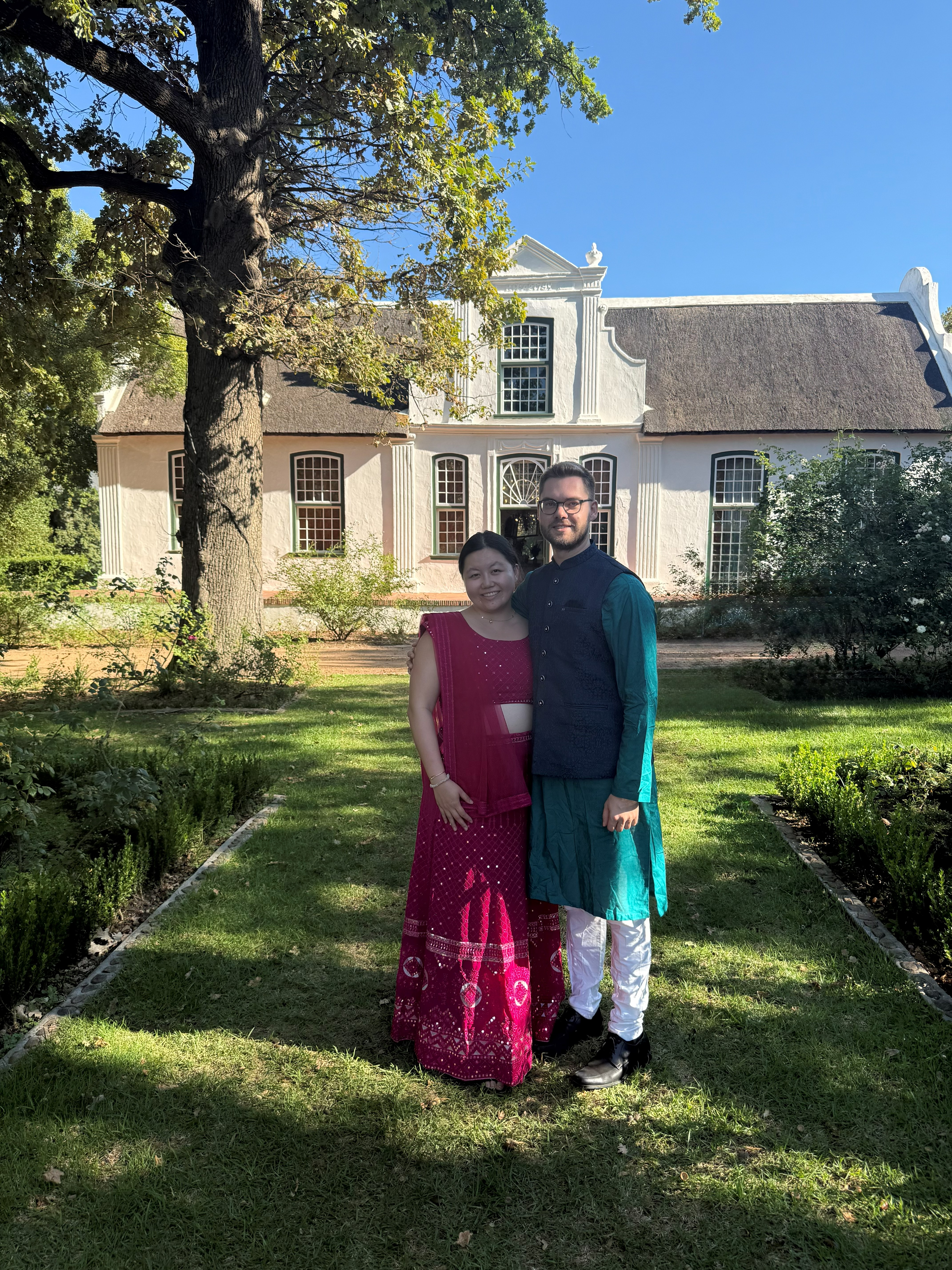 Tiffany and Sandro in Stellenbosch, South Africa