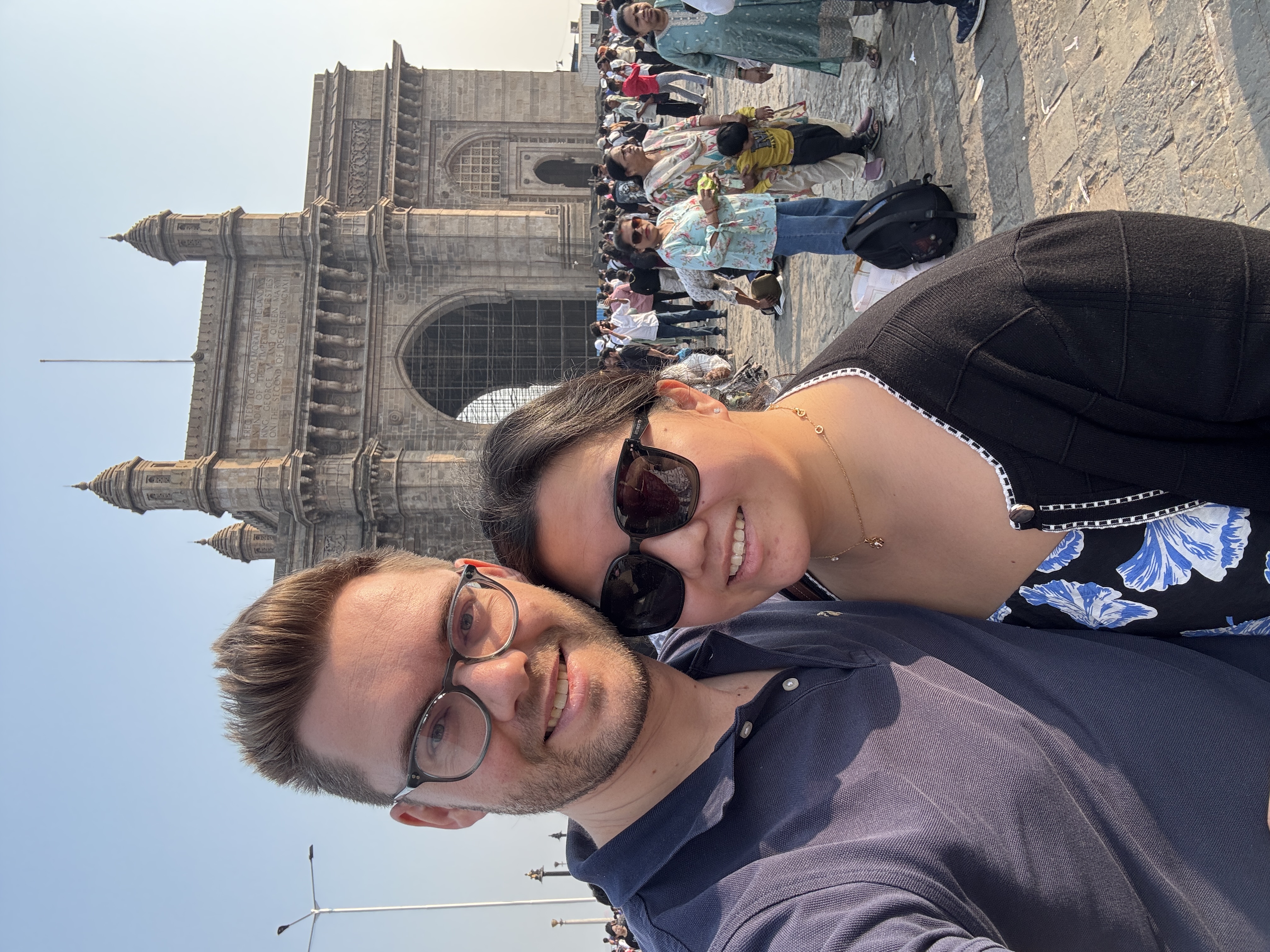 Tiffany and Sandro in Mumbai, India